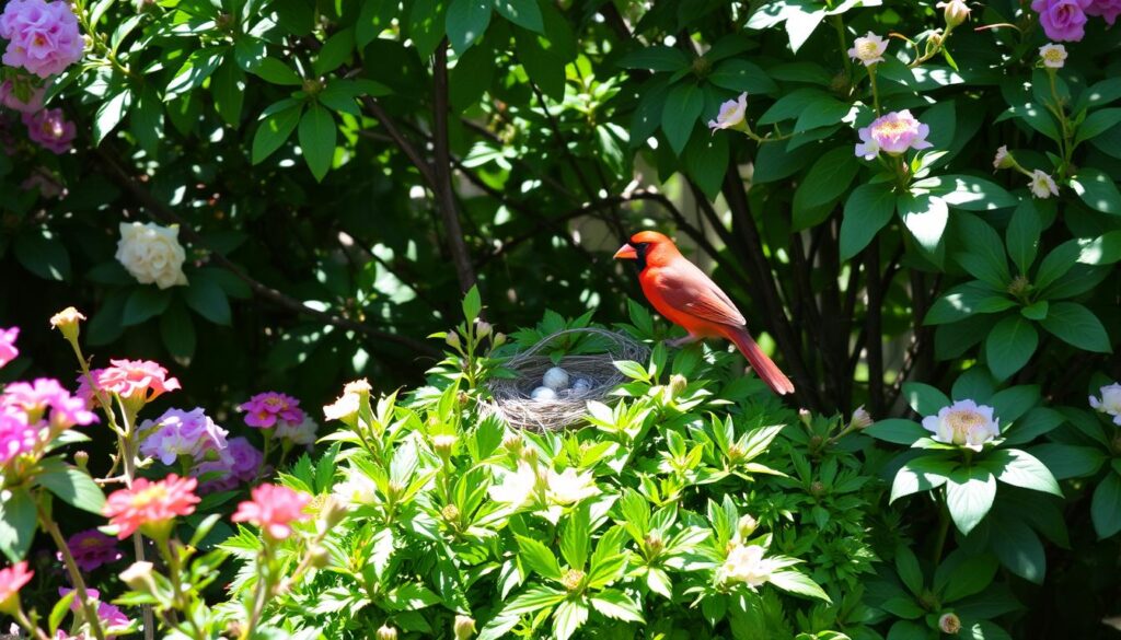 cardinal nesting