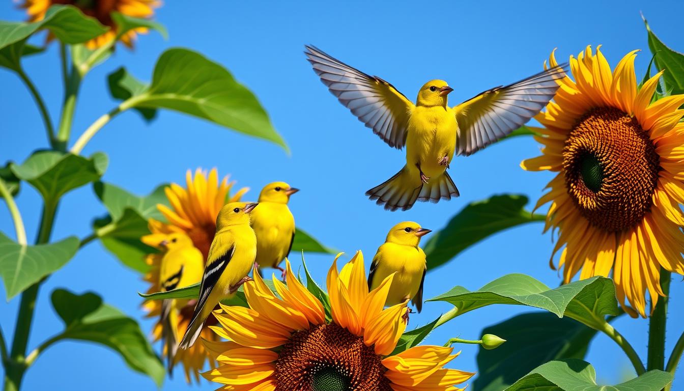 how to attract goldfinches