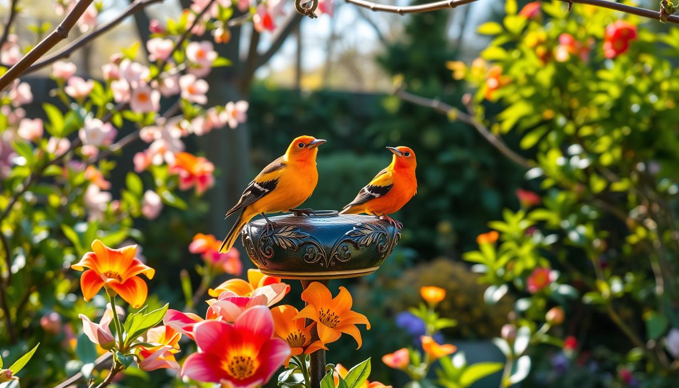 how to attract orioles