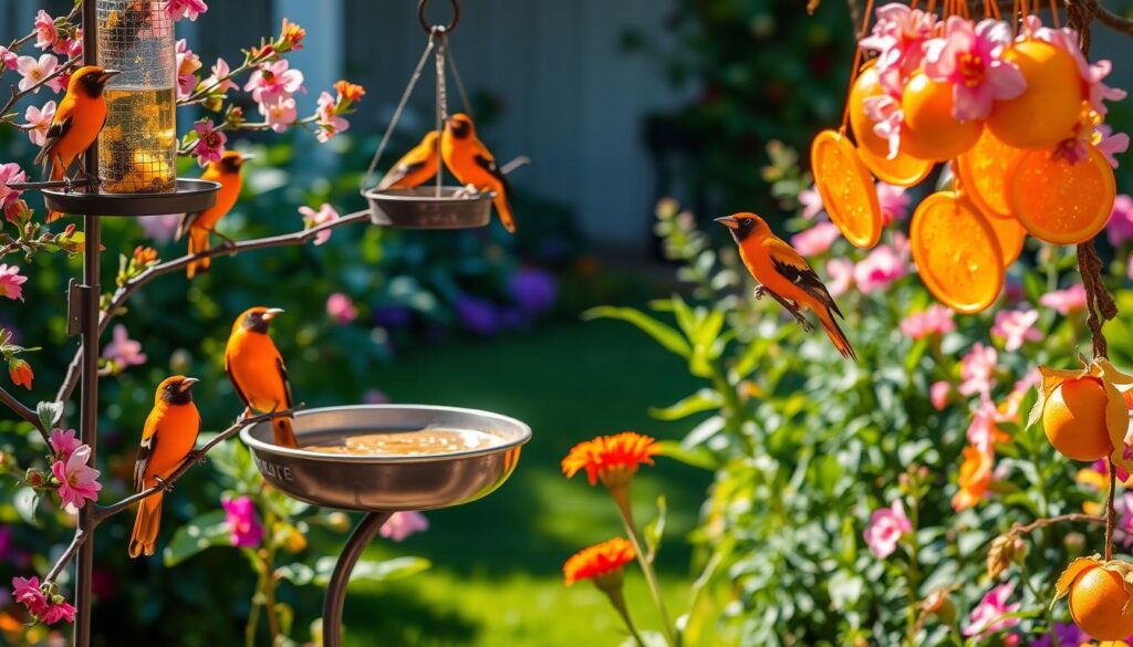 how to attract orioles