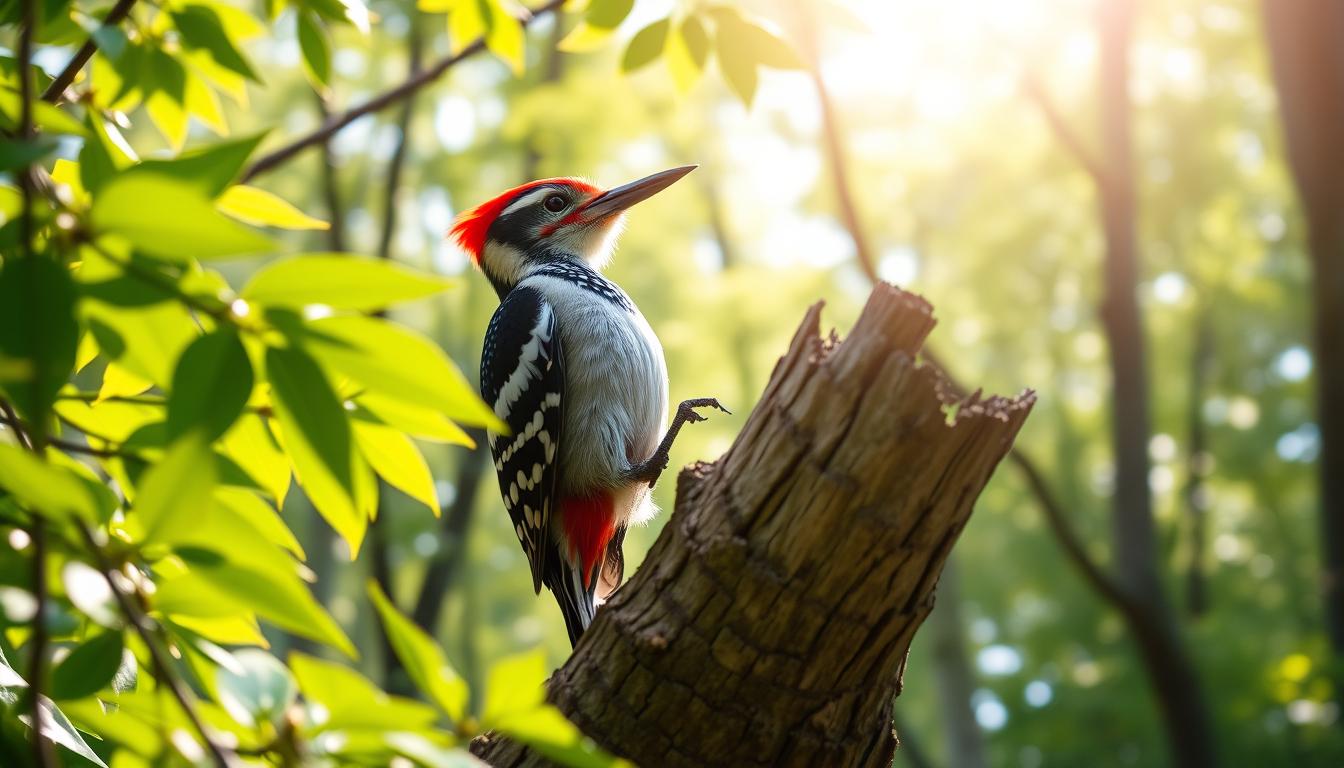 how to attract woodpeckers