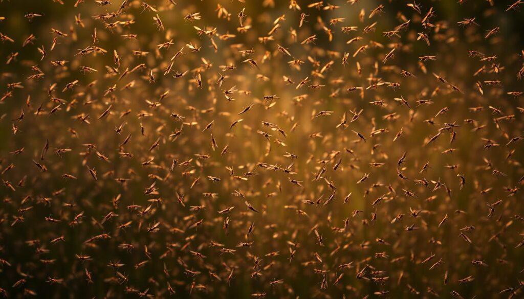 mosquito swarms