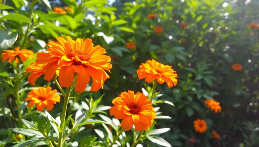 orange flowers for orioles